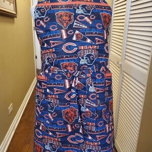 New Chicago Bears Themed Cotton  Apron Adult Sz
